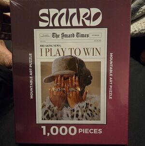 SMARD 1000-Piece Puzzle - I Play to Win Design